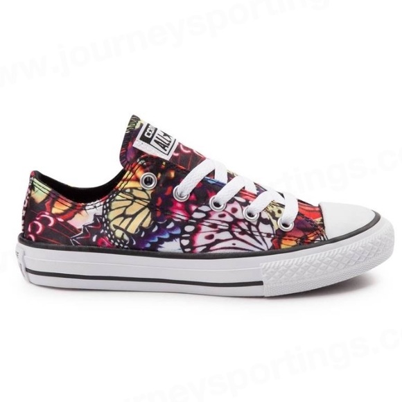 Converse All Star Lo Youth Butterflies Sneakers - Picture 9 of 12